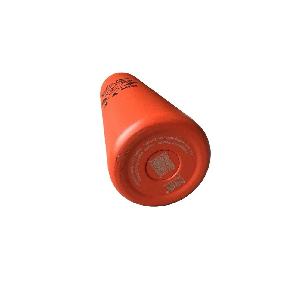 MiiR x REI Live Ultra Light Insulated Travel Mug Orange Coffee Tumbler w Lid